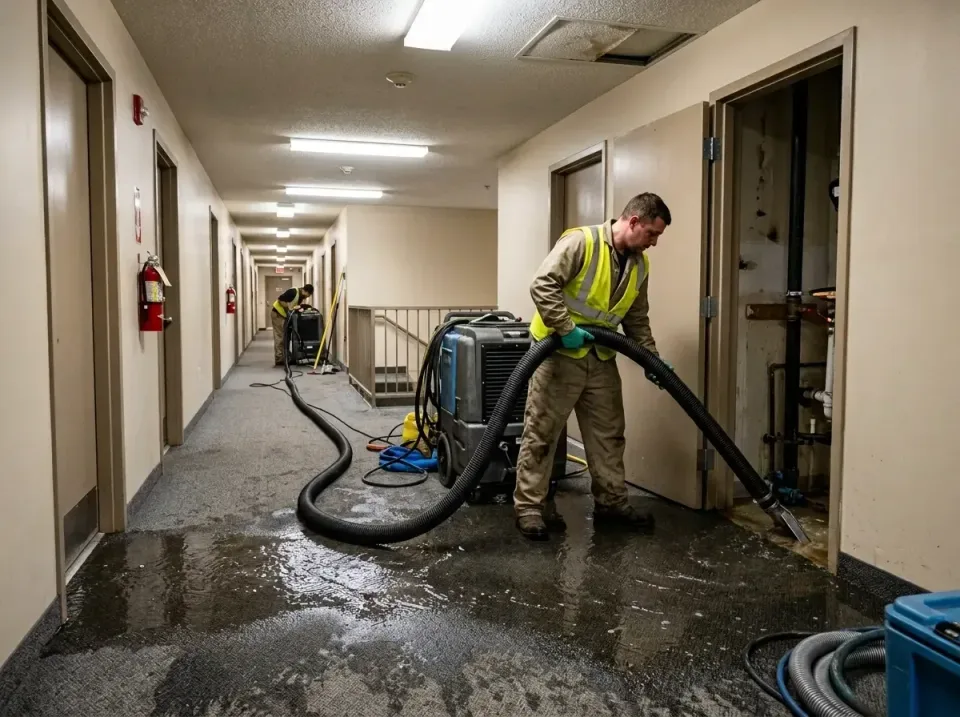multi-unit-apartment-hallway-f-005 — frequently asked questions, Emergency Burst Pipe Water Extraction & Removal in Lyons, GA